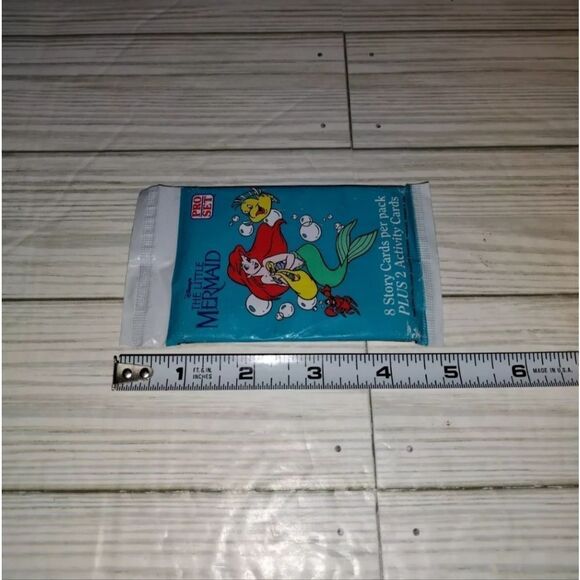 Vintage Disney "The Little Mermaid" Story Trading Cards Pro Set 1991 NEW - Picture 8 of 8